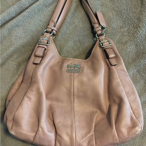 Coach Blush Leather Shoulder Bag